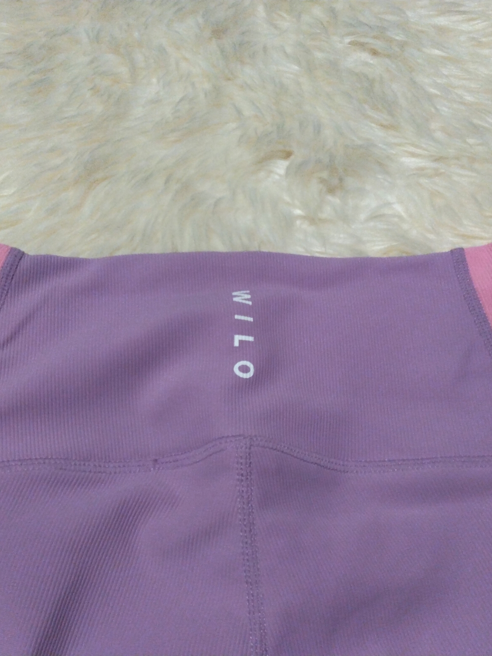WILO Lavender & Pink Active Leggings and Matching Sports Bra Size Small - Picture 5 of 12